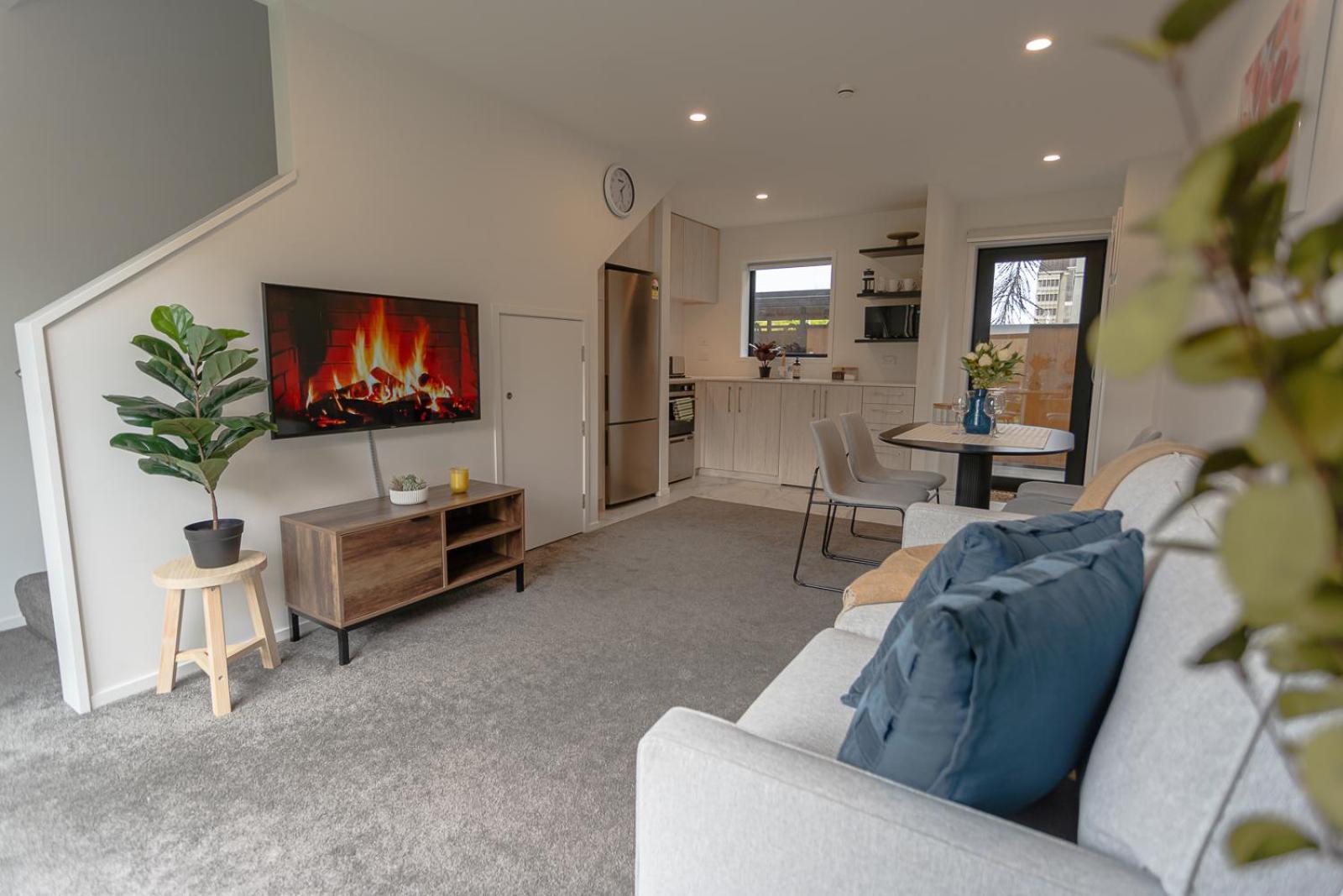 Modern 2 Bedroom Townhouse In Cbd With Parking! Sleeps 5 Christchurch Exterior foto